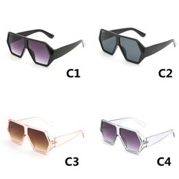 Vintage Sunglasses Men Women Polygon Sun Glasses Retro Oversized Square Frame Oculos UV400 Eyewear