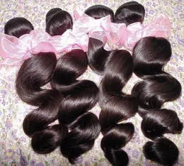 Seven day party sexy style raw Burmese loose more wave hair silky strands 4 bundles deal beautiful wefts