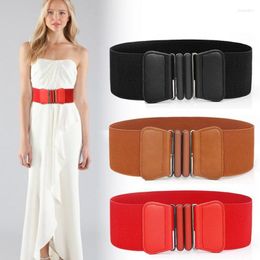 Belts Fashion Dress For Women Simple Waist Elastic Ladies Band Metal Buckle Decoration Coat Sweater Party Belt Girdle Gift