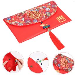 Gift Wrap Purse Pocket Wallet Chinese Style Red Envelope Wedding Hong Bao Fabric Money Envelopes Packet