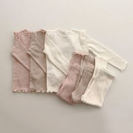 Pyjamas Spring Children Kids Underwear Baby Girls Clothes Set Sleepwear For Toddler Outfits 230714