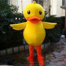 2019 Factory new Big yellow duck costume Fancy dress Adult Size Suits - mascot Customizable249Q