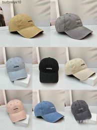 Korean alphabet Baseball cap casual and versatile Baseball cap for men and women ins popular alphabet Baseball cap