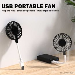 Electric Fans Mini Handheld Fan Portable Adjustment Desk Fan USB Power Silent Table Small Fan Laptop Power Bank Cooling Fan Air Cooler Fans R230715