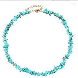 Chains Women's Fashion Crushed Turquoise Necklace Jewellery On Amazon Extranet