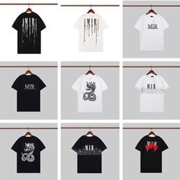 Herren T-Shirts 2022 NEUE Herren Damen Designer T-Shirts Bedrucktes Modemann T-Shirt Baumwolle Casual T-Shirts Kurzarm Luxus Hip Hop Streetwear T-Shirts