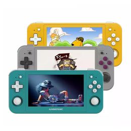 Portable Game Players ANBERNIC RG505 Retro Handheld Game Console 4.95 inch OLED Touch Screen Android 12 T618 64-bit Built-in Hall Joyctick 4000 Games 230714