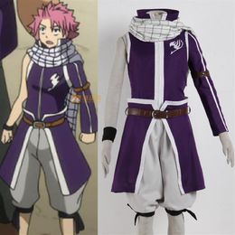 Fairy Tail Natsu Dragneel Cosplay Costume 2nd version295C