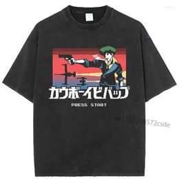 Men's T Shirts Retro Bebop 2023 Men Women T-Shirt Anime Shirt Harajuku Funny Print Clothes Hip Hop Tops Tees Summer