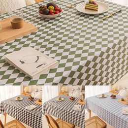 Table Cloth PVC Tablecloth Waterproof Heat Proof And Oil-Proof Wash-Free Coffee Mat Household Dinning Decoration Wedding