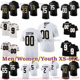 2023 Custom S-6XL NCAA UCF Knights Football Jersey 33 Tre'mon Morris-Brash 4 Ryan O'Keefe 10 John Rhys Plumlee 88 Josh Celiscar 55 Matthew Lee Jason Johnson Men Women Youth