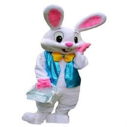2018 Factory direct PROFESSIONAL EASTER BUNNY MASCOT COSTUME Bugs Rabbit Hare Adult Fancy Dress Cartoon Suit152K