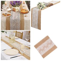 Table Cloth Lace Linen Flag European Wedding Festival Party Decoration Tablecloth Dinner Set For 6 With