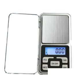 Weighing Scales Mini Electronic Digital Scale Jewellery Weigh Nce Pocket Gramme Lcd Display With Retail Box 500G/0.1G 200G/0.01G 293 V2 Dhgzh