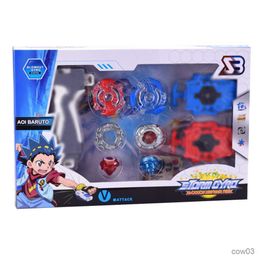 4D Beyblades TOUPIE BURST BEYBLADE Spinning Top Metal Set 4pcs With Launchers toys Arena Constellation Spinning R230715