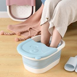 Bathroom Sinks Foldable Foot Tub Portable Foot Soaking Bucket Wash Basin Large Capacity Bath Feet Spa Washing Tub Household Sauna Footbath 230715