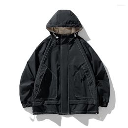 Men's Jackets Japan Style Bigger Pocket 2023 Spring Autumn Jacket Hip Hop Streetwear Bomber Clothes OverSize 4XL
