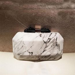 Evening Bags Designer Clutch Women Clutches Purse Male Envelope Wedding Party Vintage Small Marble Bag