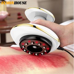 Face Massager Electric Vacuum Cupping Massager Foot Massage Body Anti Cellulite Massage Machine Back Gua Sha IR Heating Fat Slimming 230714