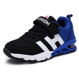 New Design kid's Sports Shoes Boys Girls Spring Damping Outsole Slip Patchwork Breathable Kids Sneakers Child Running Shoes