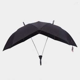 Umbrellas Durable Sun Umbrella Waterproof Wear-resistant Women Men Outdoor Two Person Robust Bracket Camping Supplies
