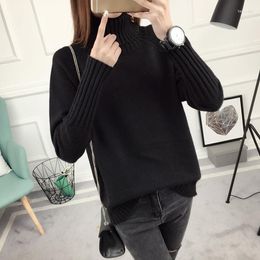 Women's Sweaters Cashmere Sweater Female 2023 Autumn Winter Solid Knitted Women Wool Pullover Thick Tricot Jersey Jumper Pull Femme Tops