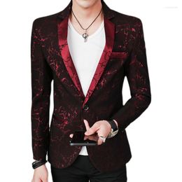 Men's Suits Boutique Luxury Shiny Casual Spotted Blazer Gentleman Ball Banquet Party Tuxedo Groom Wedding Dress Stage Host Suit Jacket