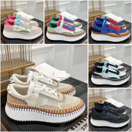 Nama Sneakers Designer Женщины повседневная обувь Новая картина почтовые расходы Rainbow Rainbow Sneaker Croning Sports Sporte Shoe Recycled Stech Fabric 35-42