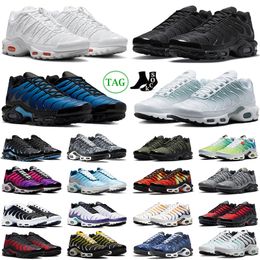 2024 plus tn terascape running shoes men women Triple Black White University Blue Utility Clean White Olive Black mens trainer sports outdoor sneakers