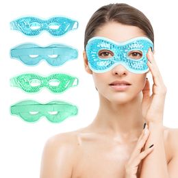 Gel Eye Mask with Holes Reusable Cooling for Puffiness and Dark Circles Cooling Ice Eye Masks Warm & Cold Eye Mask Relaxing