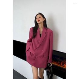 Women's Suits UNXX Women Jacket Blazers 2023 Clothing Chic Elegant Oversize Korean Coat Stylish Luxury Spring Tops Formal Office