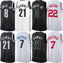 Print City Basketball Dariq Whitehead Jersey 7 Jalen Wilson 22 Dennis Smith Jr Noah Clowney 21 Spencer Dinwiddie 26 Cameron Thomas 24 Edmond Sumner 4 Shirt Men Women