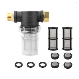 Car Washer Garden Hose Inlet Filter For High Pressure Sediment Attachment 40 Mesh Screen Extra 2 Pcs 100 3PCS O-Ring