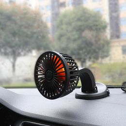 Electric Fans Car Fan USB Car Cooling Fan Adjustable Angle Car Air Cooler Summer Speed Auto Cooler Air Fan Car Fan Accessory