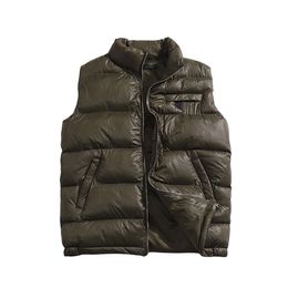 Men's Vests Down Cotton Waistcoat Designs Womens formal No Sleeveless pocket down Jacket Autumn Winter Fashion Coats thick Vest for Keep Warm puffer Outerwear