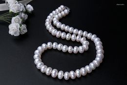Chains Dongcode Natural Freshwater Pearl Necklace Fashion Female 3-color 7-8mm Jewellery 45 Cm Free Freight
