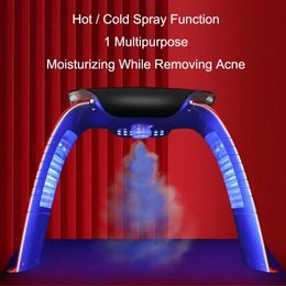 Face Massager PDT Cold Spray Colourful Pon Moisturising LED Mask Skin ReJUVEnation Beauty Device Oxygen Machine 230714