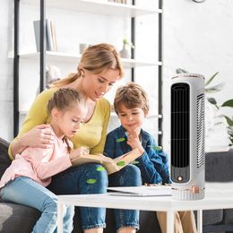 Electric Fans Home Mist Air Cooler Bladeless Fan Desktop Silent Air Conditioner Humidifier Office Water Moisturising Mist USB Cooler Fan