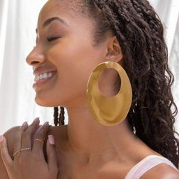 Dangle Earrings Fashion Pendant Oversized Big Geometric Hoop For Women Large Round Circle Hoops Punk Jewellery 2023