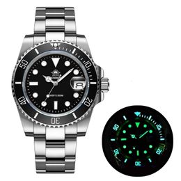 Other Watches Addies Dive Men s High Quality Watch 200m Waterproof Quartz Ceramic Bezel Calendar Display C3 Super Luminous 230714