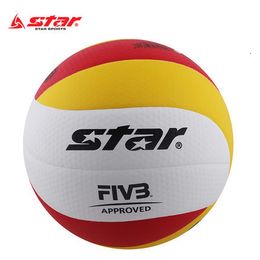 Balls original star volleyball VB225 34 Genuine PU Material Official Size 5 ball 230715