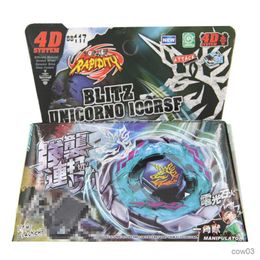 4D Beyblades TOUPIE BURST BEYBLADE Spinning Top Blitz 100RSF STARTER SET Launcher Ripcord Drop Shopping R230715