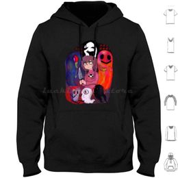 Men's Hoodies Yume Nikki Long Sleeve Game Rpg Uboa Madotsuki Ocene Plague Feeling Ghost Kyuukyuu Kun San