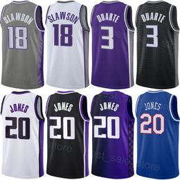 Print Draught Pick Basketball Colby Jones Jersey 20 Jalen Slawson 18 Chris Duarte DeAaron Fox 5 Davion Mitchell 15 Chimezie Metu 7 Matthew Dellavedova 8 Men Kids Women