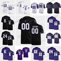 Custom S-6XL Washington Huskies College Football Jersey Browning Penix Jr. Morris Taulapapa Davis Newton Nixon McMillan Jackson Davis Powell Trice Turner