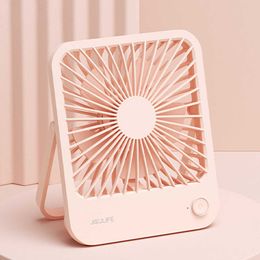 Electric Fans USB Portable Desk Fan Ultra Quiet Small Table Fan Rechargeable Cooling Fan With Powerful Wind Offices fan