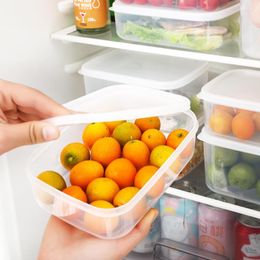 Storage Bottles Food Grade Vegetable Fruit Box Transparent Sealed Organisers Fresh Keeping Case Home Kitchen Organisation