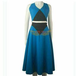 Steven Universe Lapis Lazuli Blue Dress Halloween Cosplay Costume246i