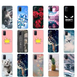 For OPPO A52 A92 A72 Case 6.5" Silicon Soft TPU Back Phone Cover OPPOA92 OPPOA72 OPPOA52 Coque Full 360 Protective Bumper