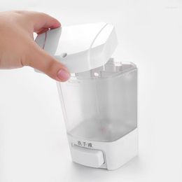 Liquid Soap Dispenser 1PC 800ml ABS Manual Press Bathroom Household Shampoo Body Hand Sanitizer Bottle Wall Mount